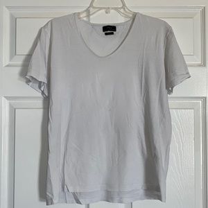 Zara White T-Shirt Easy Fit
